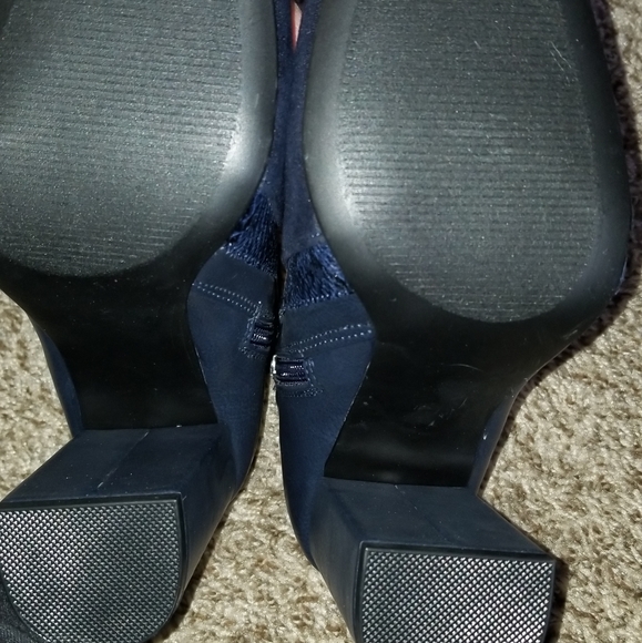 Navy blue boots - Picture 5 of 6